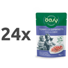 Oasy More Love Adult tuna in rakovica v juhi, vrečka - 70 g 24 x 70 g