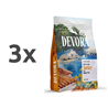 Devora Dog Mini Starter/Puppy/Junior briketi - puran, piščanec in morska riba 3 x 4 kg