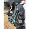 Nobby nahrbtnik za pse vodoodporen Nomad, siva - 45 x 26 x 27 cm