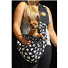 Kiwi Walker nosilka za psa do 6 kg, črno bela