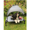 Nobby ležalnik za pse s streho "Chill Cool", M - 76 x 61 x 18 cm