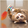 KONG igrača Active Bubble žogica s perjem, različne barve - 28 x 11,5 cm