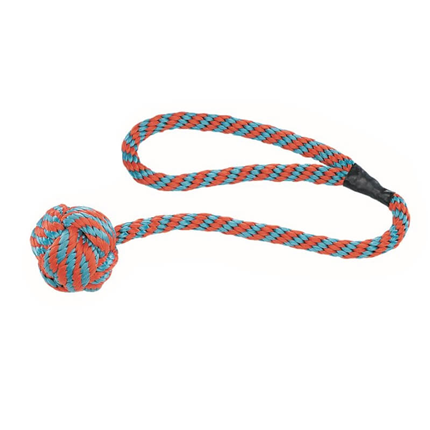 Nobby pletena, plavajoča žoga z vrvjo - 60 cm