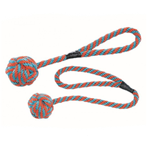 Nobby pletena, plavajoča žoga z vrvjo - 40 cm