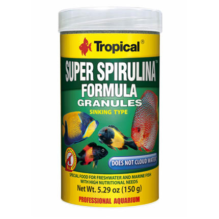 Tropical Super Spirulina Forte granulat - 250 ml / 150 g