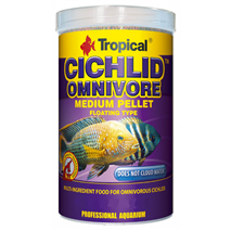 Tropical Cichlid Omnivore Medium Pellet - 500 ml / 180 g