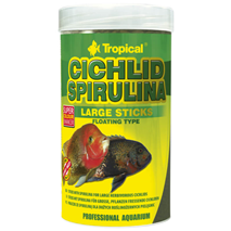 Tropical Cichlid Spirulina Large Sticks - 1000 ml / 300 g