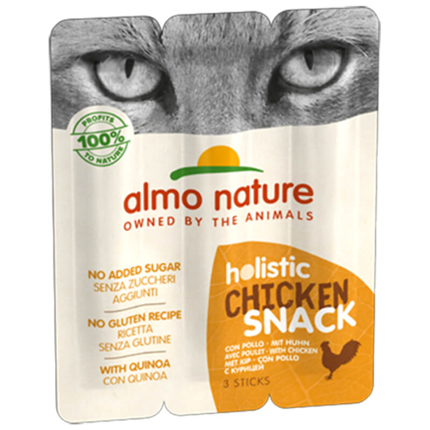 Almo Nature Holistic Snack Stick, piščanec - 3 x 5 g