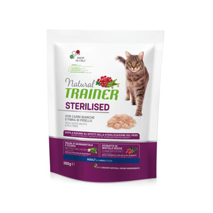 Trainer Cat Natural Sterilised - puran- 300 g