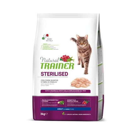 Trainer Cat Natural Sterilised - puran- 3 kg