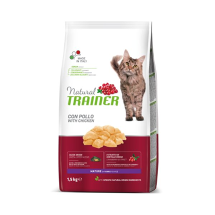 Trainer Cat Natural Senior - piščanec - 1,5 kg