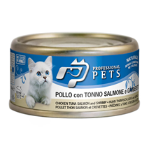 Professional Pets Naturale – piščanec, tuna, losos in kozice - 70 g