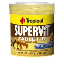 Tropical hrana za talne ribe Supervit Tabletes B (200 tbl) - 50 ml / 36 g