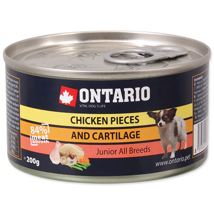 Ontario Junior - piščanec s hrustanci - 200 g