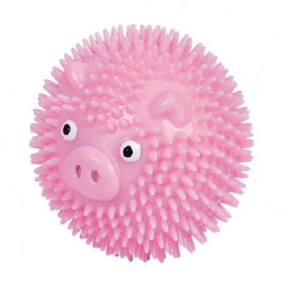 Nobby Puppy plavajoča žoga v obliki pujsa, roza- 6,5 cm