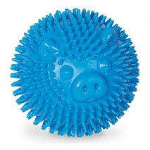 Nobby plavajoča žoga v obliki ježka, modra - 6,5 cm