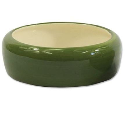 Dog Fantasy posoda keramika, zelena - 13 cm/500 ml