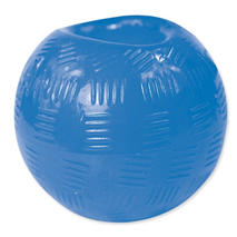 Dog Fantasy Rubber žoga, modra - 6,3 cm