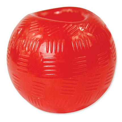 Dog Fantasy Rubber žoga, rdeča - 6,3 cm