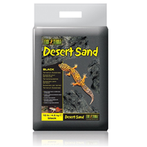Exo Terra puščavski pesek, črn - 4,5 kg