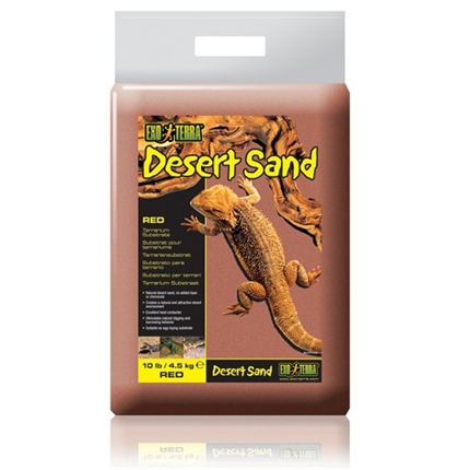 Exo Terra puščavski pesek, rdeč - 4,5 kg
