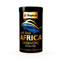 Tropical Soft Line mehka hrana za rastlinojede afriške ribe - 130 g