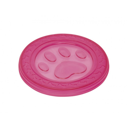 Nobby TPR frizbi s tačko, roza – 22 cm