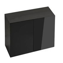 Aquael omarica Glossy 120, črna - 120 x 40 x 70 cm