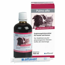 PulmoAlfa sirup za izkašljevanje za pse in mačke - 100 ml