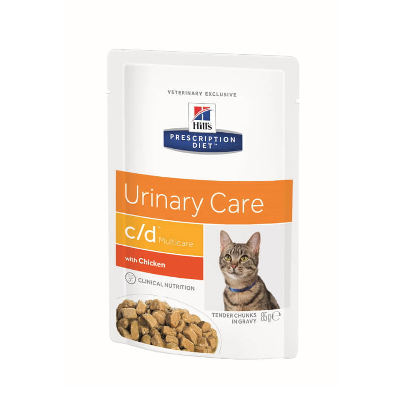 Hill’s c/d cu pui Prescription Diet Urinary Care hrană uscată pentru pisici