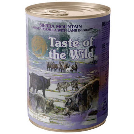Taste of the Wild Sierra Mountain - jagnjetina - 390 g