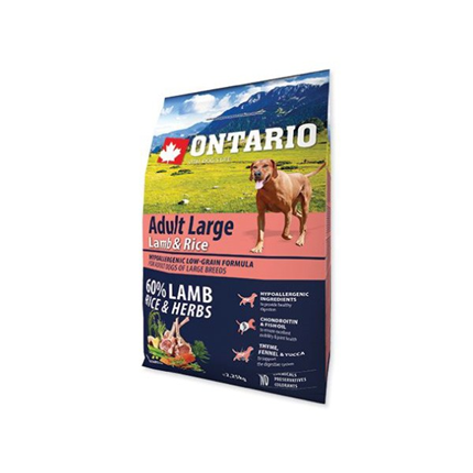 Ontario Adult Large - jagnjetina, puran in riž