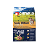Ontario Puppy Medium - jagnjetina in riž 2 x 6,5 kg