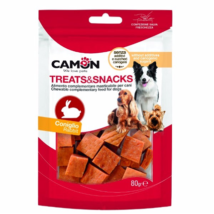 Camon Treat & Snack kocke kunčjega mesa - 80 g