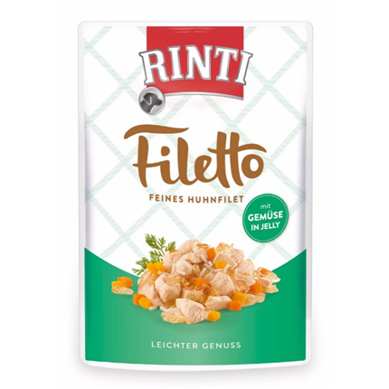 Finti Filetto in Jelly - piščanec in zelenjava - 100 g