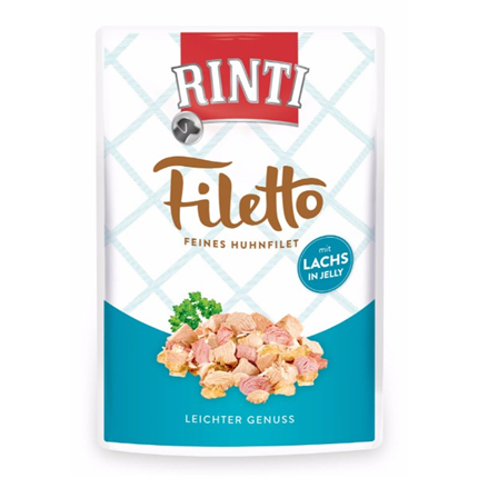 Finti Filetto in Jelly - piščanec in losos - 100 g
