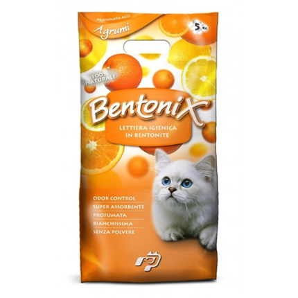 Bentonix posip za mačje stranišče, citrus