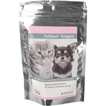 FeliGum Gingiva za mačke in manjše pse - 120 g (60 žvečljivih tablet)