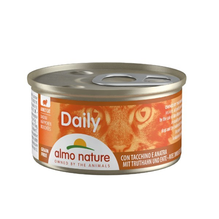 Almo Nature Daily konzerva - puran in raca - 85 g