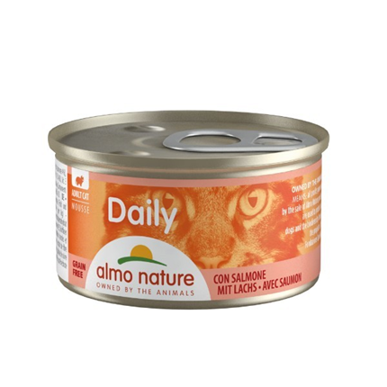 Almo Nature Daily Mousse konzerva - losos - 85 g