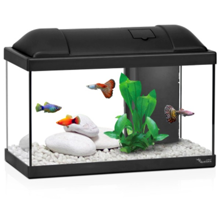 Aquatlantis akvarij Biofun 40, črn - 41,5 x 20,5 x 30 cm
