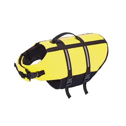 Nobby plavalni jopič za psa, neon rumen - Large