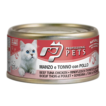 Professional Pets Naturale – govedina, tuna in piščanec – 70 g