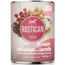 Rustican konzerva Junior - piščanec in jagnjetina