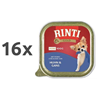 Rinti Gold Mini alutray - piščanec in goska - 100 g 16 x 100 g