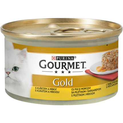 Gourmet Gold Savoury Cake - piščanec in korenje - 85 g