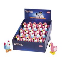 Nobby lateks igrača flamingo/petelin - 10-11 cm