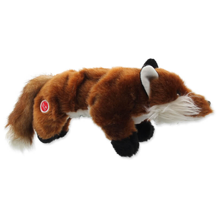 Dog Fantasy igrača pliš lisica s črnimi tačkami - 45 cm