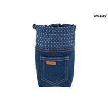 Amiplay torbica za posladke Denim, temno modra - 10 x 7 x 14 cm