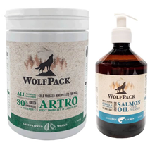 WolfPack paket - Artro 675 g + lososovo olje 500 ml